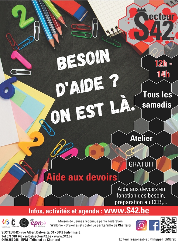 ATELIER « AIDE AUX DEVOIRS »