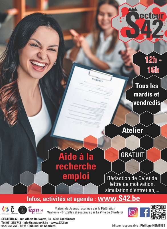 ATELIER « AIDE À LA RECHERCHE EMPLOI »